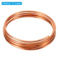 thumbnail image 2 of Unique Bargains Soft Copper Wire, 2Pcs 10Gauge/2.5mm Diameter 1.2m/3.9ft Spool Craft Wire, 2 of 5