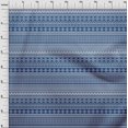 thumbnail image 3 of oneOone Silk Tabby Royal Blue Fabric Aztec Tribal Craft Projects Decor Fabric Printed By The Yard 42 Inch Wide, 3 of 4