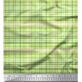 thumbnail image 1 of Soimoi Rayon Fabric Plaid Check Printed Fabric 1 Yard 56 Inch Wide, 1 of 3