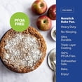 thumbnail image 2 of Granitestone Diamond Pro Blue Round Baking Pan 9.5" Pro Series Nonstick Aluminum Bakeware Dishwasher Safe, 2 of 6