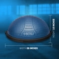 thumbnail image 2 of BOSU Pro NexGen 65 Centimeter Home or Gym Ball Balance Trainer Having Enhanced Grip with Pump, Blue, 2 of 11