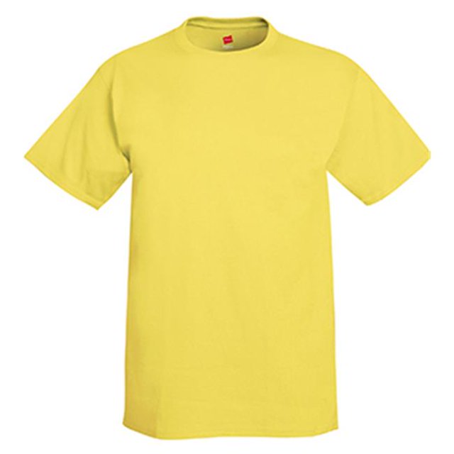 Hanes 5250 Adult Tagless Tee, Yellow - Extra Large