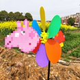 thumbnail image 3 of 5 Pcs Colorful Sticky Windmill Art Kits for Kids 2-4 Years Old, DIY Mosaic Art Crafts Early Learning Games Handmade Art Kit for Preschool Toddlers Boys and Girls Ages, 3 of 4