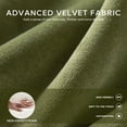 thumbnail image 3 of MALOL Ensemble de 2 Fauteuils d'Appoint en Velours, Fauteuils d'Appoint Modernes et Doux, Fauteuils Latéraux Confortables avec Accoudoirs pour Salon, Vert, 3 of 13