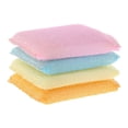 thumbnail image 1 of SNNROO 4pcs/set Soft Sponge Scouring Pads Dish Bowl Kitchen Cleaning Scrub Scrubber Pad, 1 of 10