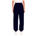 thumbnail image 3 of Clearance Womens Pants Petite Sports Solid Color Trousers Jogging Sweatpants Jogger Pants, 3 of 7
