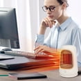 thumbnail image 2 of LNGOOR Battery Operated Heaters Desktop Heater Heating Electric Heater Home Heater High Power Mini Heater, 2 of 4