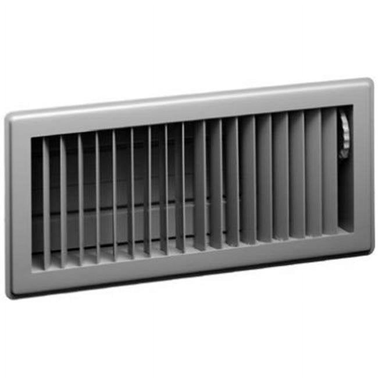 Registre de Sol, Acier, Blanc, 4 x 12 Po. - 413W4X12