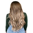 thumbnail image 4 of Womens Wrap Crop Top Deep V-Neck Knot Front Long Sleeve Basic Tee Strappy Blouse, 4 of 6