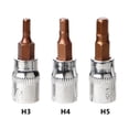 thumbnail image 1 of 3Pcs Hex Head Screwdriver Bit 1/4 Inch Drive Socket Hand Tools H3 H4 H5 H6 H7 H8, 1 of 9