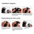 thumbnail image 3 of 8PCS Hair Clipper Guide Comb Set Compatible with  Hair Clippers Limit Combs Hair Trimmer Guards Attachments Hair Salon Tool Set, Random Colors, 3 of 6