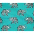 thumbnail image 4 of oneOone Cotton Flex Fabric Elephant Block Print Sewing Fabric BTY 40 Inch Wide, 4 of 4