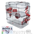 thumbnail image 4 of Rody3 Duo Cage pour Hamster - à 2 Étages - Grenadine - 41 x 27 x 40.5 cm, 4 of 7