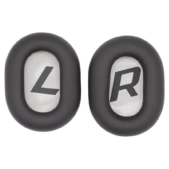 jesticaly Coussin en Éponge pour Casque, Coussinets d'Oreille pour Casque Monté sur la Tête, Couvre-Casque en Cuir, Pièces, Coussinets d'Oreille, Remplacement pour Sans Fil, Brun