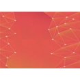 thumbnail image 1 of Ahgly Company Tapis d'Intérieur Rectangulaire Transitionnel Orange Rouge Orange Lavable à la Machine, 2 Pieds x 4 Pieds, 1 of 7