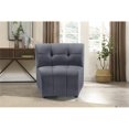 thumbnail image 2 of Meridian Furniture Limitless Gray Velvet Modular Chair, 2 of 7