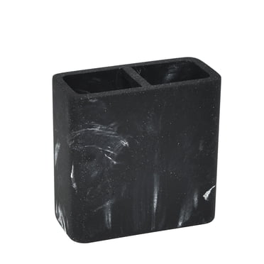 hometrends Black Marble Toothbrush Holder, 1 sandstone toothbrush holder holds toothbrushes and toothpaste