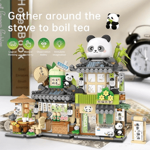 3D Building Set Shop Street View Modèle pour adultes, Mini Bâtir des blocs pour les adultes Âge 14+ Décoration de maison