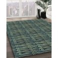 thumbnail image 3 of Ahgly Company Tapis d'Intérieur Lavable en Machine Carré Transitionnel Vert Canon, 5 Pieds Carré, 3 of 7