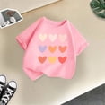 thumbnail image 2 of TZEWGL Cute Shirt For Infnat Graphic Print Round Neck Short Sleeve Blouse For Newborns size 8-9T, 2 of 4
