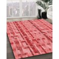 thumbnail image 3 of Ahgly Company Machine Washable Indoor Rectangle Transitional Ruby Red Area Rugs, 5' x 8', 3 of 7