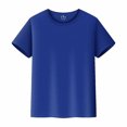 thumbnail image 1 of Hiiyo Men's Quick Drying T-Shirt Solid Color Short Sleeve T Shirt Casual Active Tee, 1 of 7
