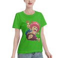 thumbnail image 2 of Women's Basic Short Sleeve T-Shirt One Piece Chopper, 2 of 6