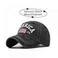 thumbnail image 3 of Baseball Cap USA Flag Adjustable Size for Running Workouts and Outdoor Activities All Seasons, 3 of 7