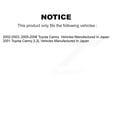 thumbnail image 2 of Transit Auto Rear Brake Drum Shoes and Spring Kit for Car Toyota Camry Vehicles Manufactured In Japan K8N-100367, 2 of 11