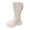 Beige, variant on Gubotare Little Girls Combat Boots Girls Kids Western Boots Embroidered Cowgirl Cowboy Boots Girls Mid Calf Riding Shoes Little Kid/Big Kid Size 2 (Black,Big Kids 2)