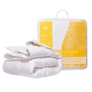 White Feather & Down Comforter - Summer Weight - Full Size