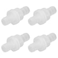 thumbnail image 1 of Air Check Valve One Way Air Valve Check Valve One Way Valve 12PCS Aquarium Check Valve  Resistance Oil Resistant One Way Air Valve PP Check Valve For Fish Tank Chemical Industry, 1 of 8