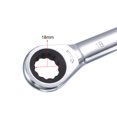 thumbnail image 4 of Unique Bargains Double Box End Ratcheting Wrench (16x18mm) Metric 72 Teeth 12 Point Ratchet Spanner Tools, CR-V, 4 of 5