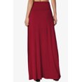 thumbnail image 2 of TheMogan Jupe Longue Maxi Décontractée en Jersey Drapé Taille Pliable pour Femmes, P-3X, 2 of 7