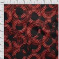 thumbnail image 4 of oneOone Cotton Poplin Red Fabric Geometrical Craft Projects Decor Fabric Printed By The Yard 56 Inch Wide, 4 of 4