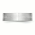 thumbnail image 3 of Cobalt Sterling Silver Inlay Satin 6mm Flat Band Size 9.5, 3 of 6