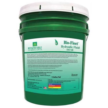 Biodegradable Hydraulic Oil, 5 gal, ISO 68