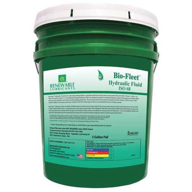 Biodegradable Hydraulic Oil, 5 gal, ISO 68