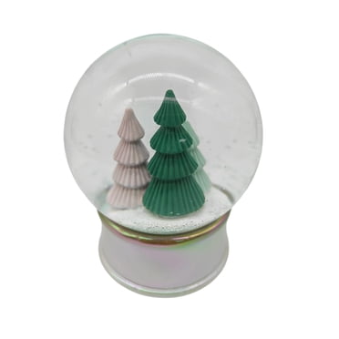 Holiday Time Water Snow Globe with Tree, 100mm Diameter