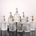 thumbnail image 3 of Clear Glass Soap Dispenser with Durable Pump  Refillable Liquid Hand Soap Dispenser for Bathroom   BottlesKitchen Soap Dispenser, 3 of 16
