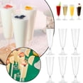 thumbnail image 1 of SIfdSeng Flûtes à Champagne Pailletées Dorées Jetables 4,7 Paillettes Fête, 1 of 8