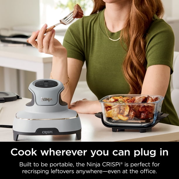 Ninja Crispi Portable Cooking System, Steam White FN100CWH