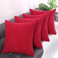 thumbnail image 2 of Unique Bargains Housse de Coussin Décorative à Rayures Maïs en Polyester, 4 Pcs, pour Sofa, 2 of 10