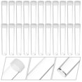 thumbnail image 4 of Raindrops 50 Pcs Beads Storage Organizer Clear Plastic Tubes with Caps Transparent, 4 of 8