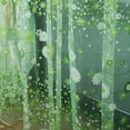 thumbnail image 4 of Cagogo under $5 1Pcs Voile Curtains, Flower Sheer Curtain,Window Voile Drape Valance,Small Flower Pattern Curtain,Washable Fabric Panel,Modern Home Window Decor, 4 of 6