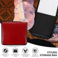 thumbnail image 2 of 200 Pieces CD Storage Bag Large Capacity Bag PU CD Storage Pouch Fashion CD Supplies (Red), 2 of 9
