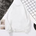 thumbnail image 4 of Women Solid Color Long Sleeve Loose Round Neck Long-Sleeved Sweater Blouse, 4 of 8