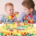 thumbnail image 2 of Children's Plastic Screw Assembly Drill Toy for Hands-On Education, Enhancing Coordination and Problem-Solving Skills, 2 of 8