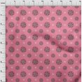 thumbnail image 3 of oneOone Georgette Viscose Fabric Floral Block Print Sewing Fabric BTY 42 Inch Wide, 3 of 4