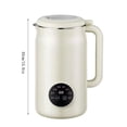 thumbnail image 2 of Soy Milk Maker Multifunction Nut Milk Maker Automatic Soy Oat Milk Machine With 8 Smart Modes For Homemade Beverages,White 1Pcs JASKFLY, 2 of 5